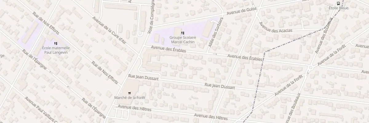 Plan du 6 Av des Erables à Morsang-sur-Orge