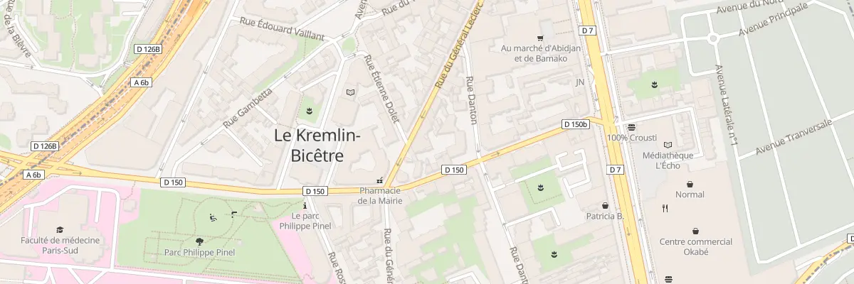 Plan du 41 Rue du Général Leclerc au Kremlin-Bicêtre