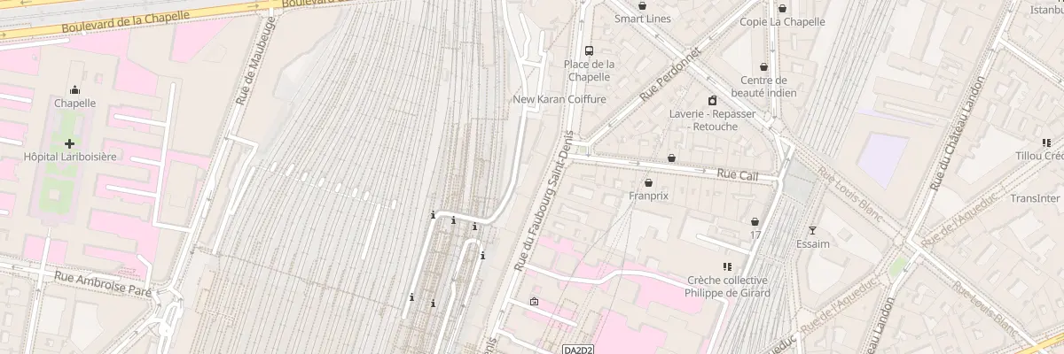 Plan du 197 Rue du Faubourg Saint-Denis à Paris 10e Arrondissement