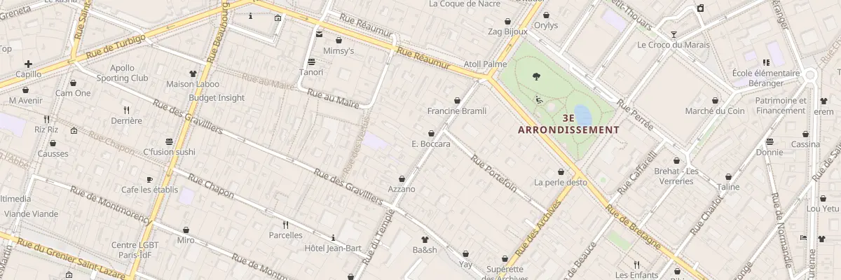 Plan du 149 Rue du Temple à Paris 3e Arrondissement
