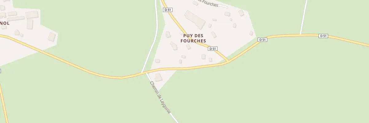 Plan du 6033 Puy des Fourches à Marcolès