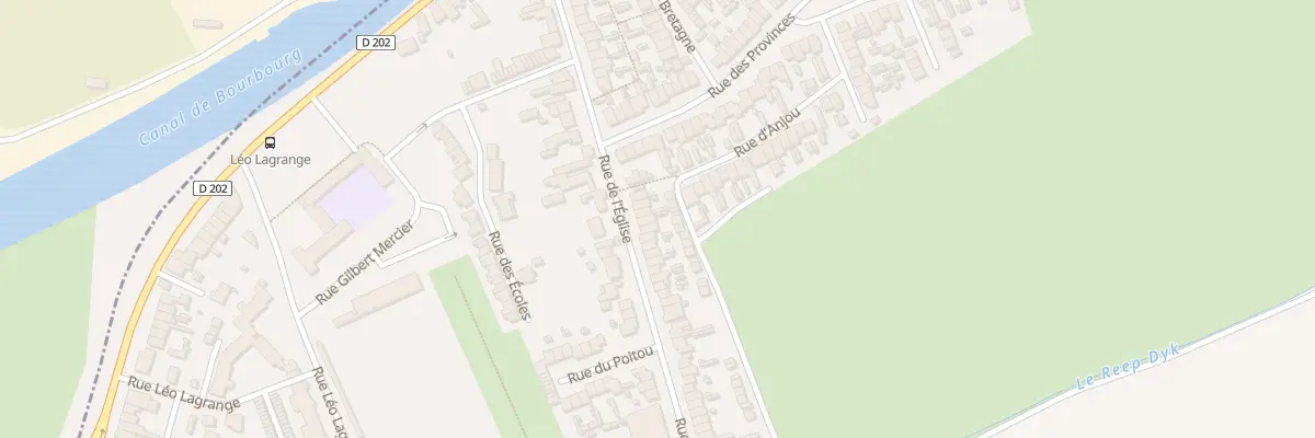 Plan du 46 Rue de l’Eglise à Cappelle-la-Grande