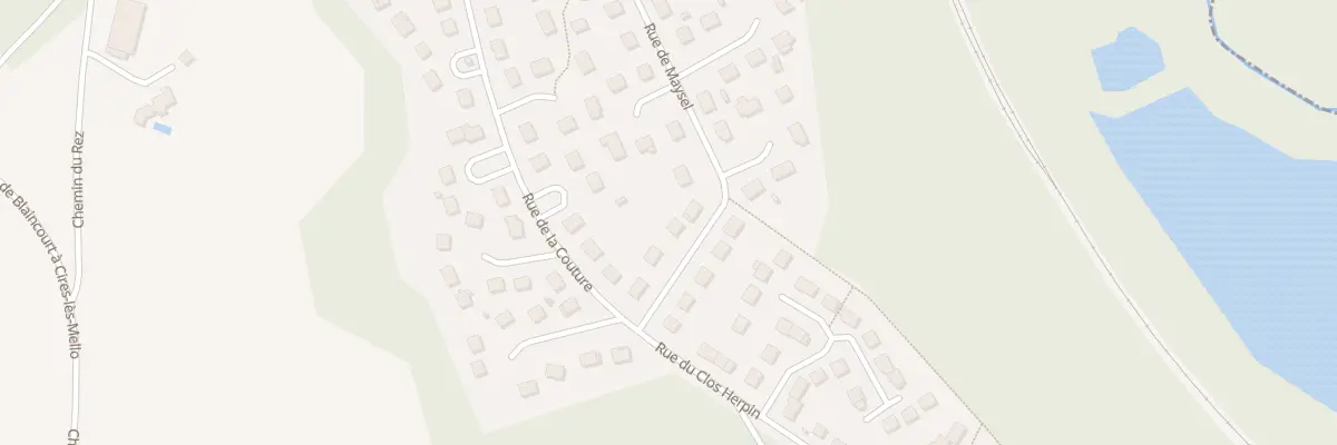 Plan du 56 Rue de Maysel à Cires-lès-Mello