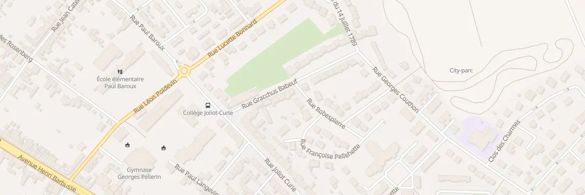 Plan du 8 Rue Gracchus Babeuf à Longueau