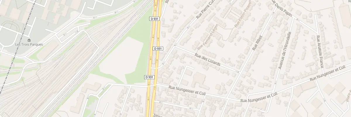 Plan du 14 Rue Pierre Curie Pierrefitte à Saint-Denis