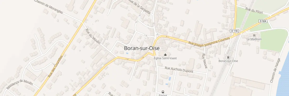 Plan du 7 Pl de l’Eglise à Boran-sur-Oise