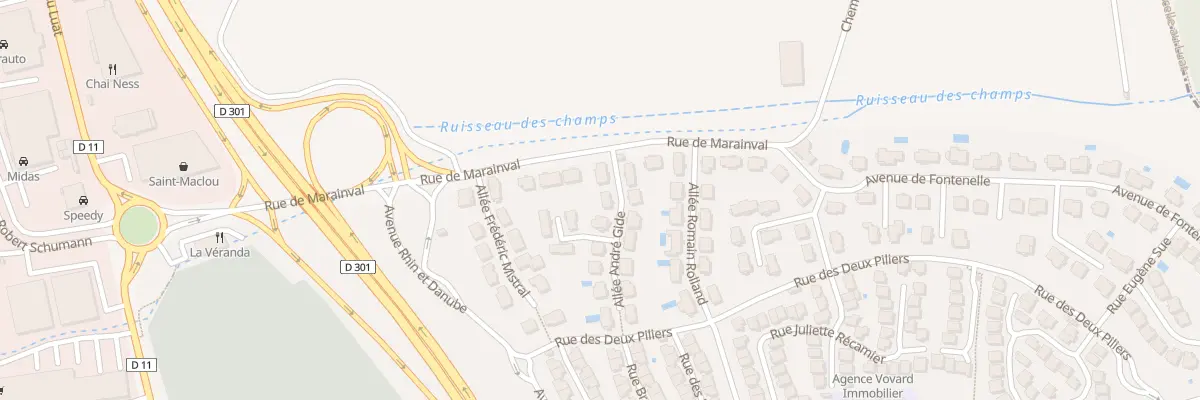 Plan du 4 All André Gide à Saint-Brice-sous-Forêt