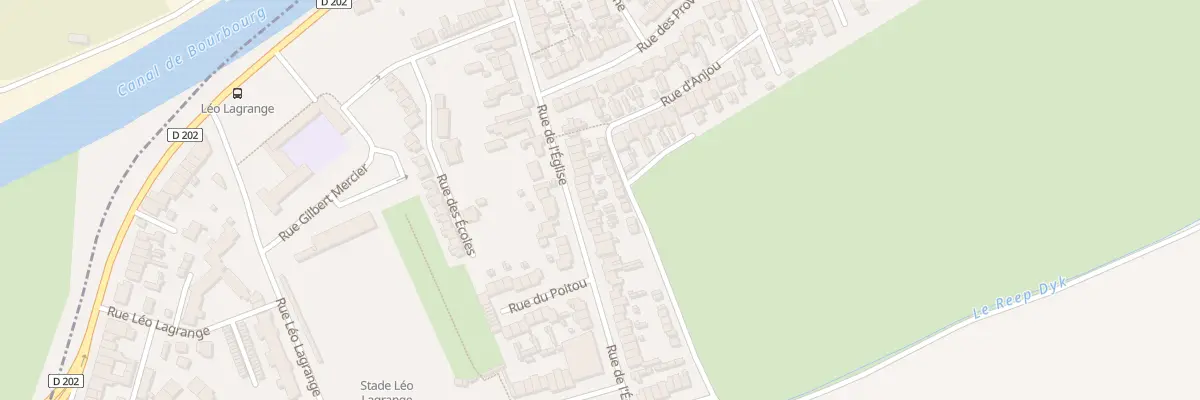 Plan du 56 Rue de l’Eglise à Cappelle-la-Grande