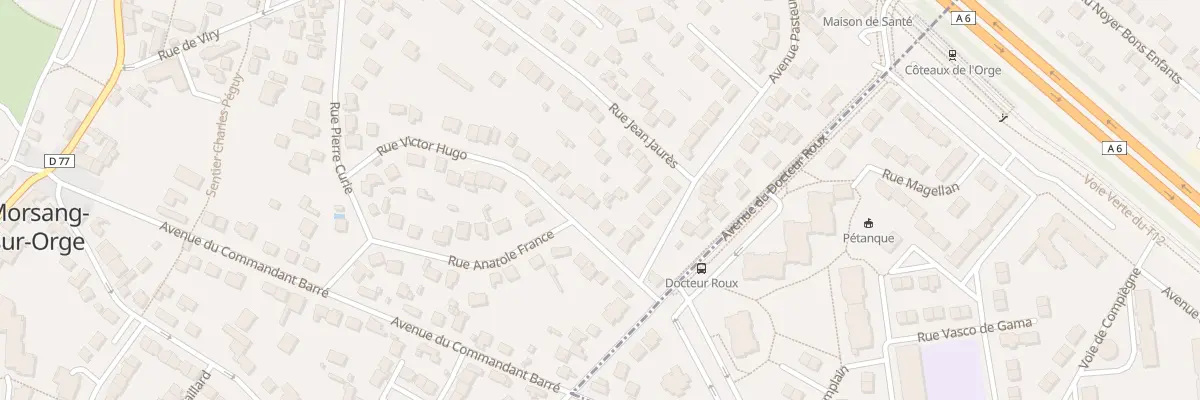 Plan du 23 Rue Victor Hugo à Morsang-sur-Orge