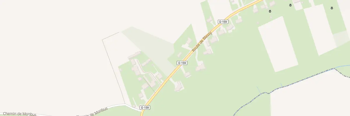 Plan du 206 Rte de Blessy Saint Quentin à Aire-sur-la-Lys