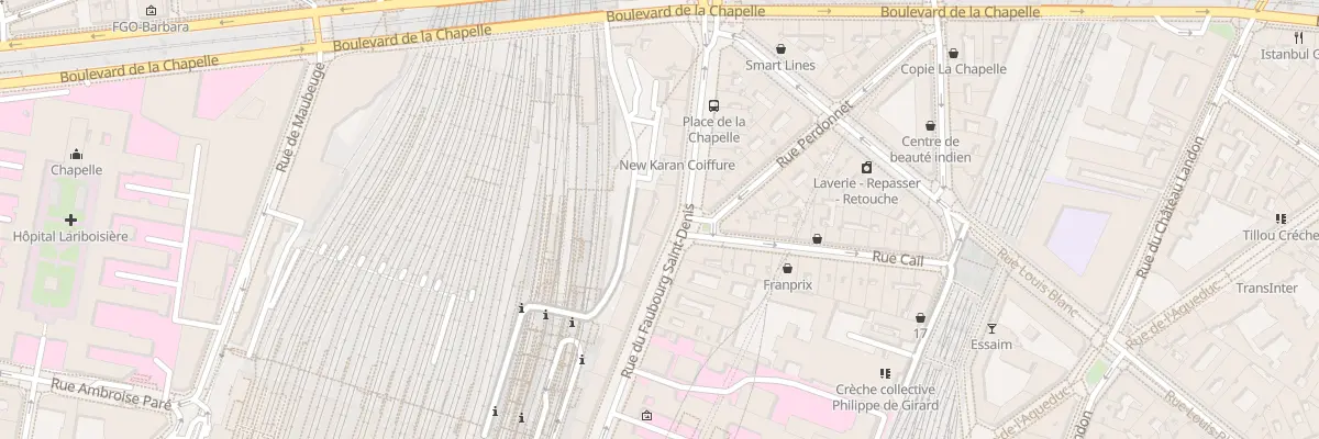Plan du 199 Rue du Faubourg Saint-Denis à Paris 10e Arrondissement