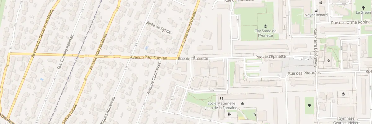 Plan du 1 Rue du Noyer Renard à Athis-Mons