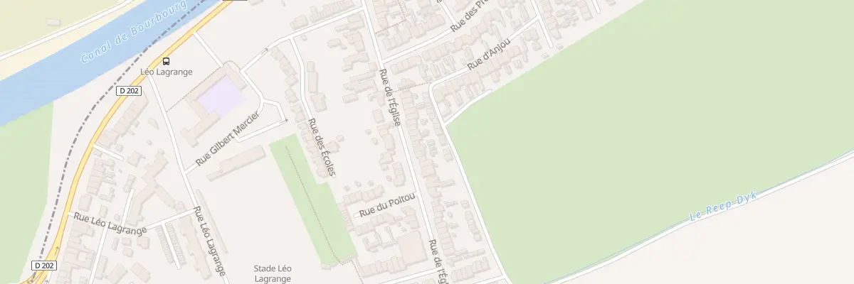 Plan du 58 Rue de l’Eglise à Cappelle-la-Grande