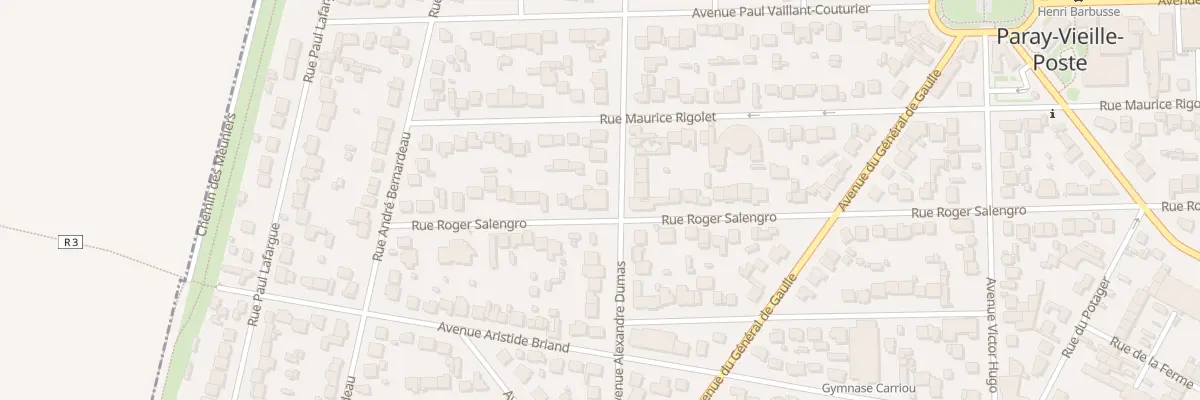 Plan du 110B Rue Roger Salengro à Paray-Vieille-Poste