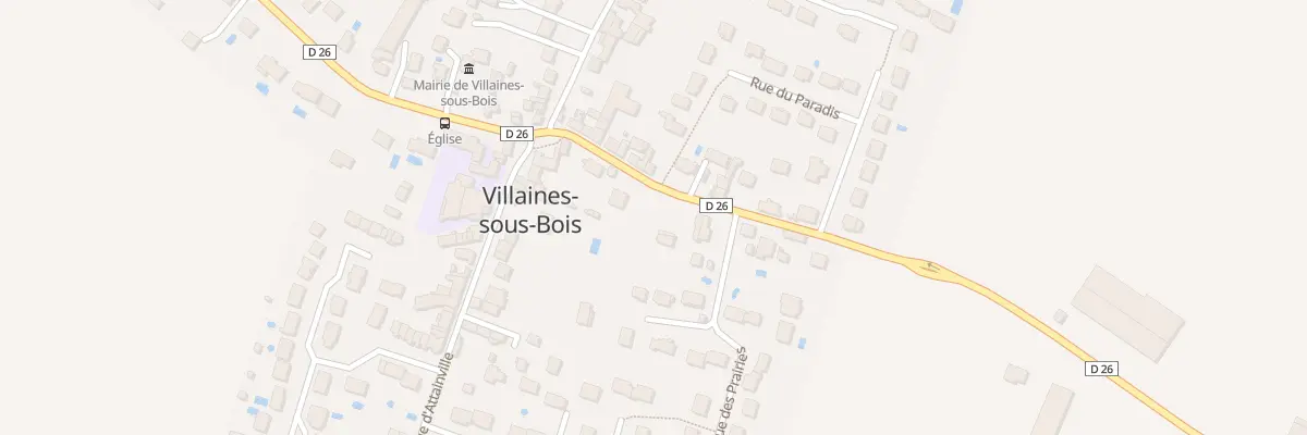 Plan du 6 Rue de Villiers le Sec à Villaines-sous-Bois