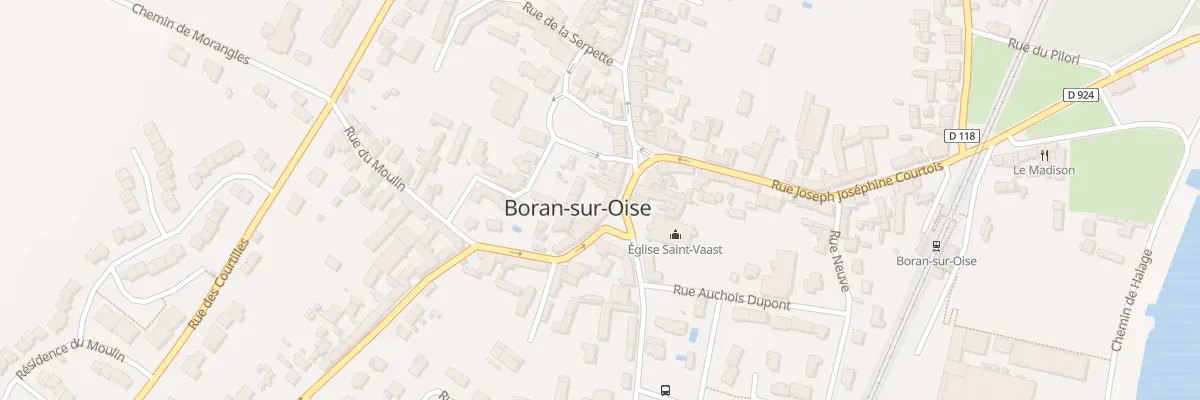 Plan du 9 Pl de l’Eglise à Boran-sur-Oise
