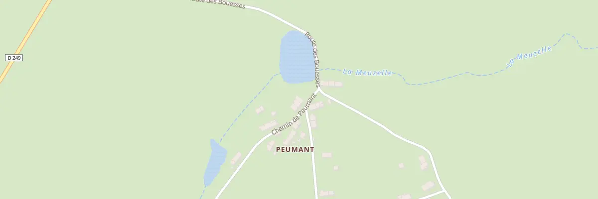 Plan du 4 Peumant à Saint-Sauvier