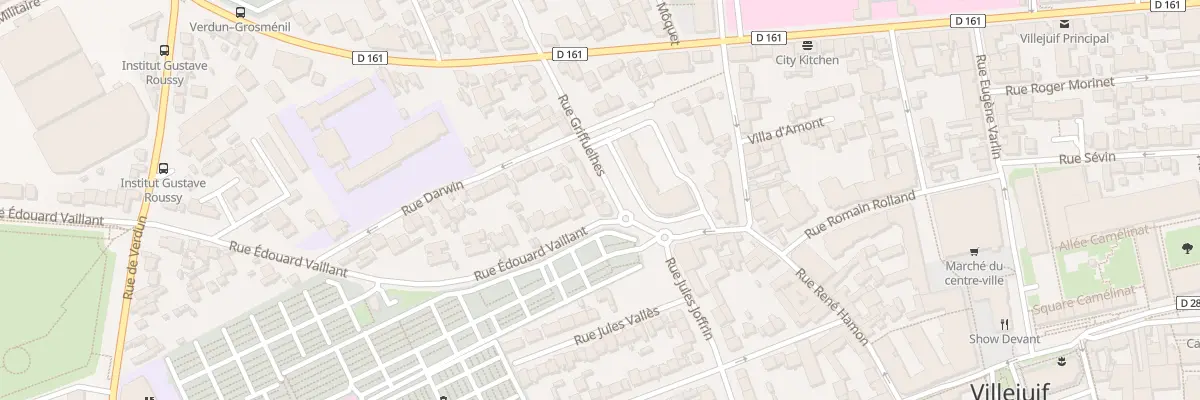 Plan du 16 Rue Edouard Vaillant à Villejuif