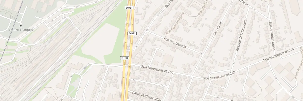 Plan du 11 Rue Nungesser et Coli à Saint-Denis