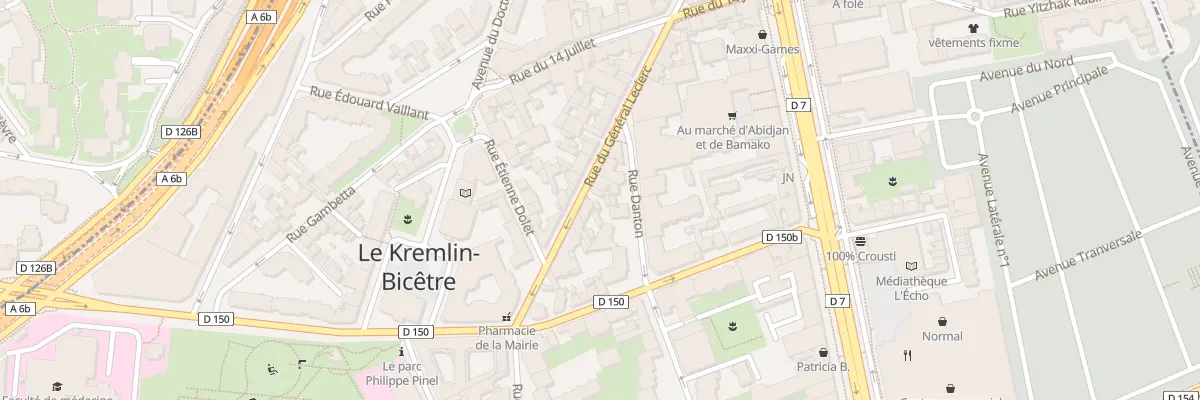 Plan du 37 Rue du Général Leclerc au Kremlin-Bicêtre