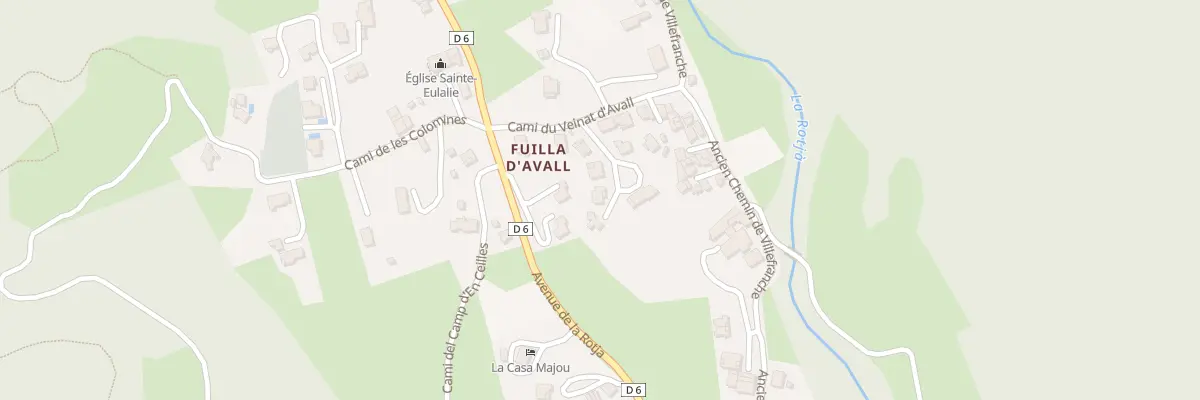 Plan du 163 Fuilla à Fuilla