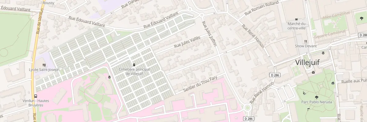 Plan du 28 Rue du 19 Mars 1962 à Villejuif