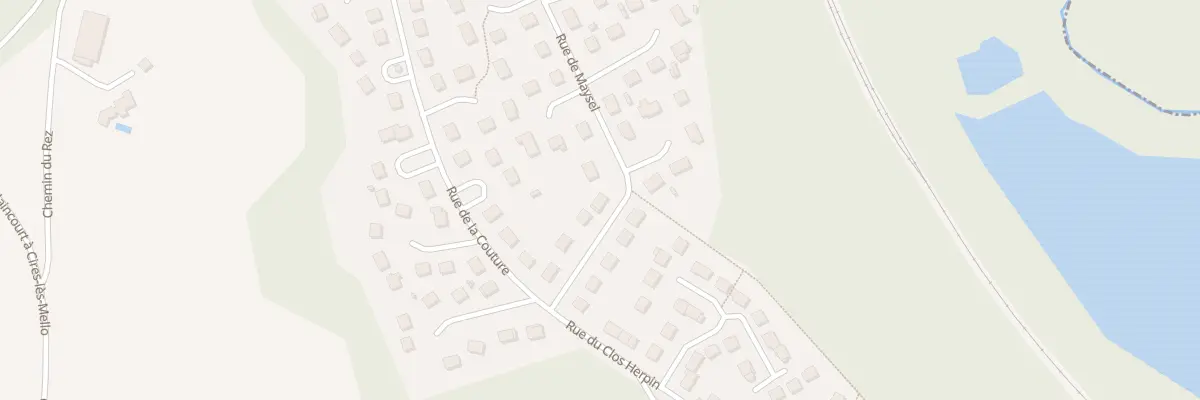 Plan du 54 Rue de Maysel à Cires-lès-Mello