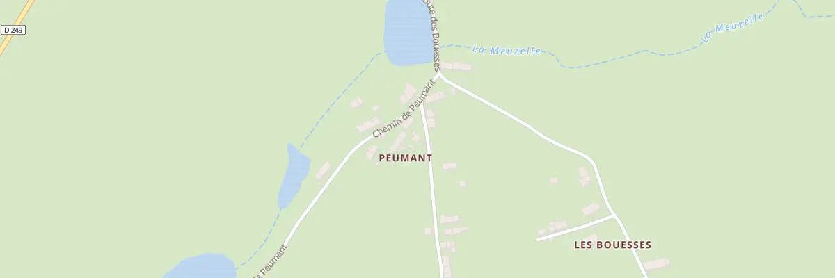 Plan du 11 Peumant à Saint-Sauvier