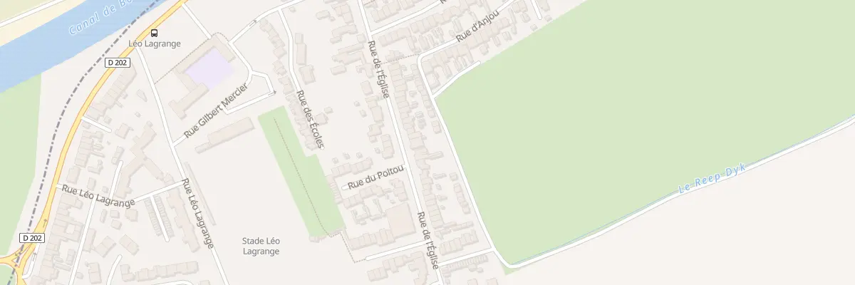 Plan du 68 Rue de l’Eglise à Cappelle-la-Grande