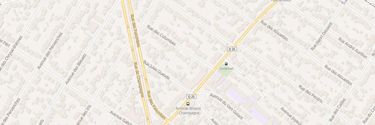 Plan du 7 Rue des Colombes à Savigny-sur-Orge