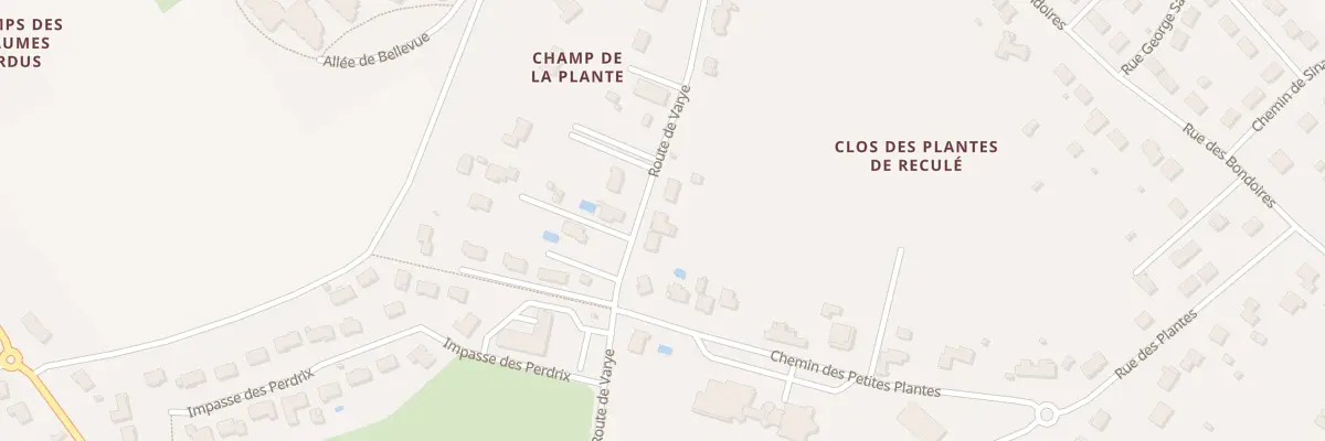 Plan du 586 Rte de Varye à Saint-Doulchard