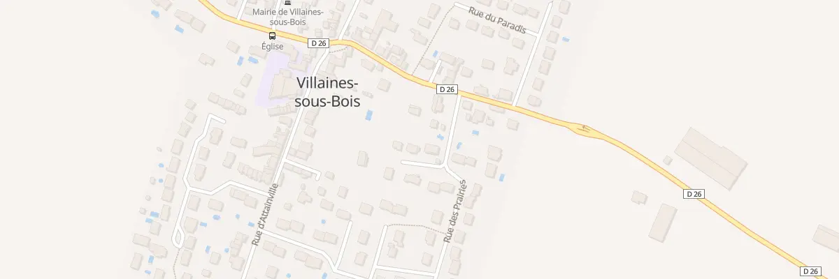 Plan du 4 Rue Camille Moureau à Villaines-sous-Bois