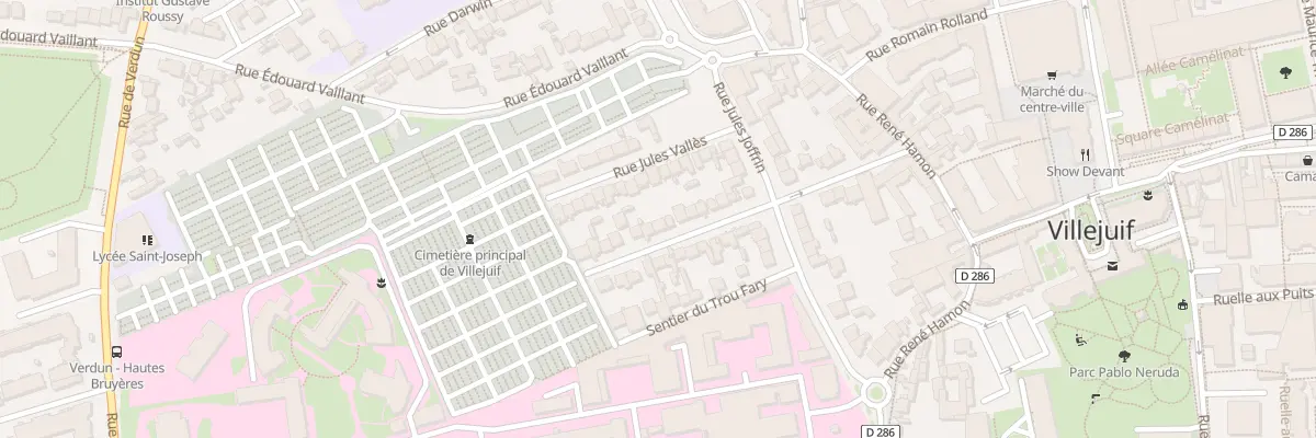 Plan du 26 Rue du 19 Mars 1962 à Villejuif