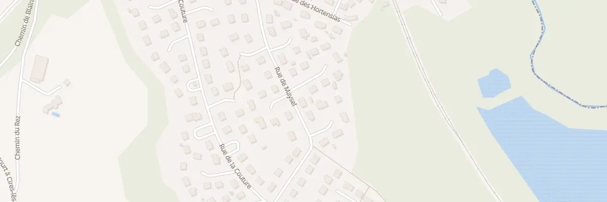 Plan du 51 Rue de Maysel à Cires-lès-Mello