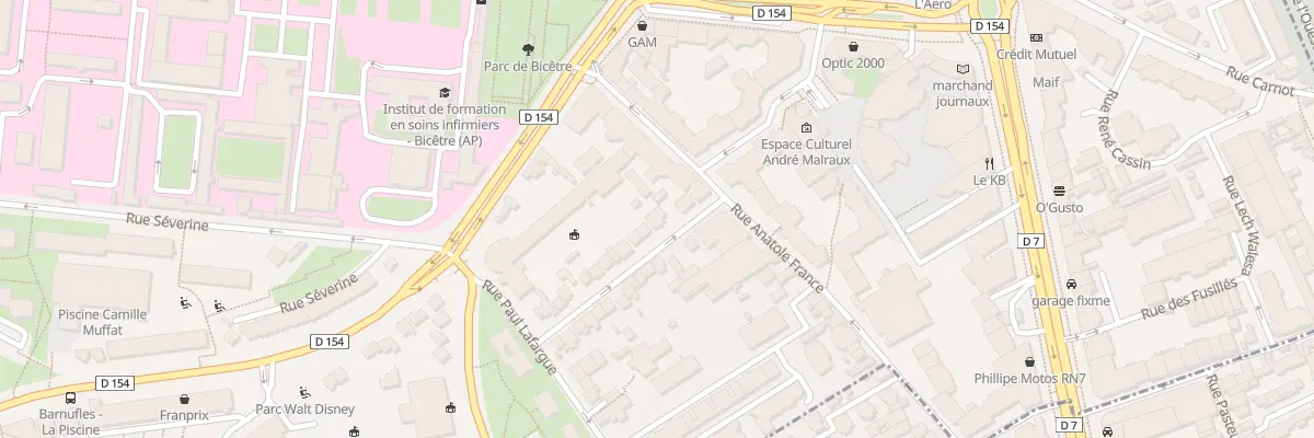 Plan du 8 Rue Marcellin Berthelot au Kremlin-Bicêtre