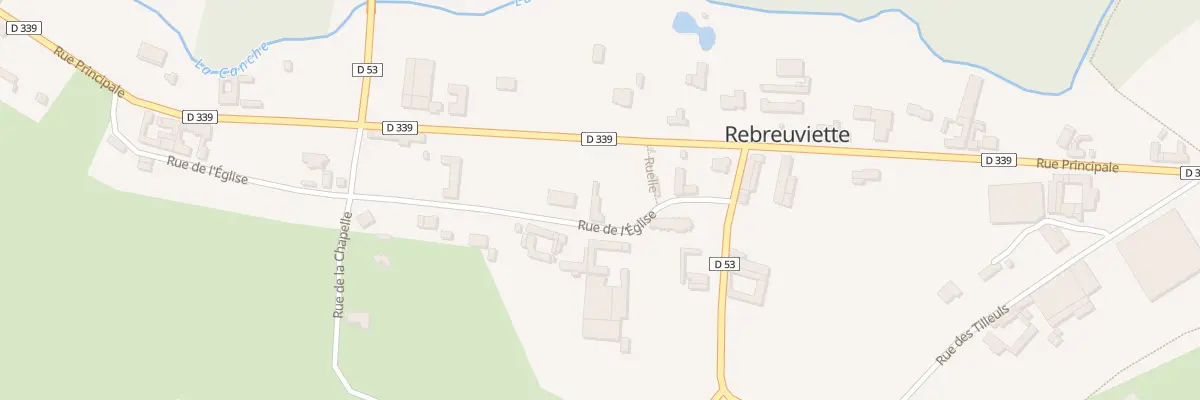 Plan du 4 Rue de l’Eglise à Rebreuviette