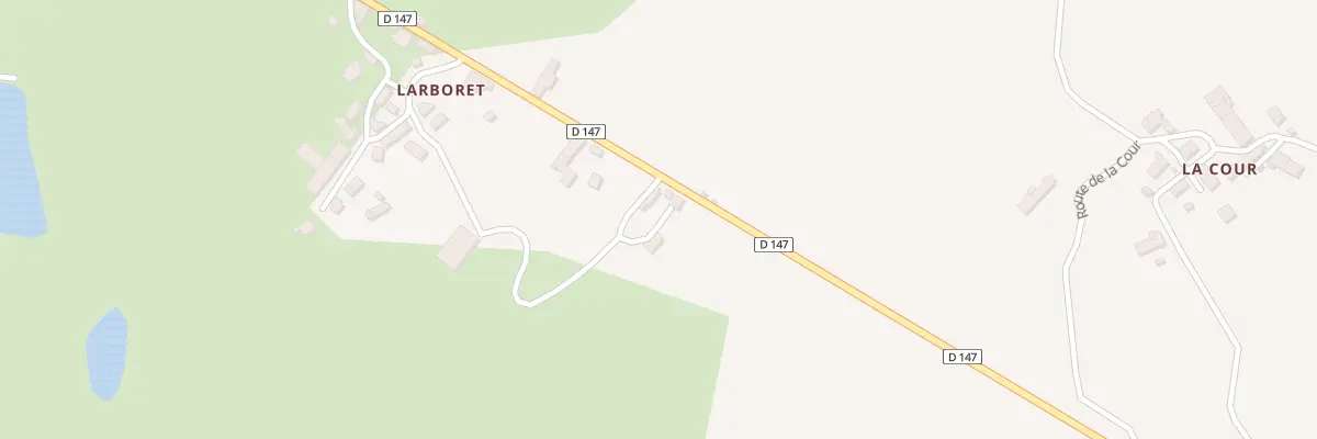 Plan du 24 Larboret à Treignat