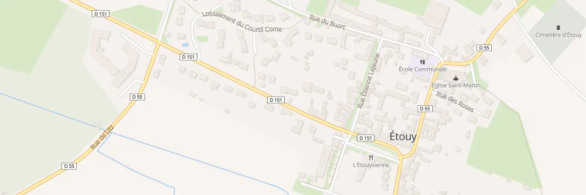 Plan du 202 Rue de Crèvecoeur à Étouy