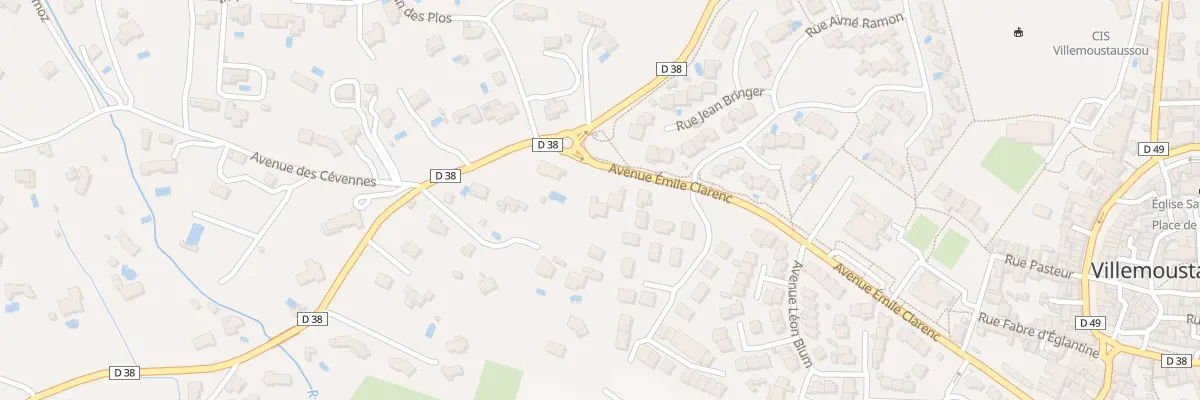 Plan du 5981 Av Emile Clarenc à Villemoustaussou
