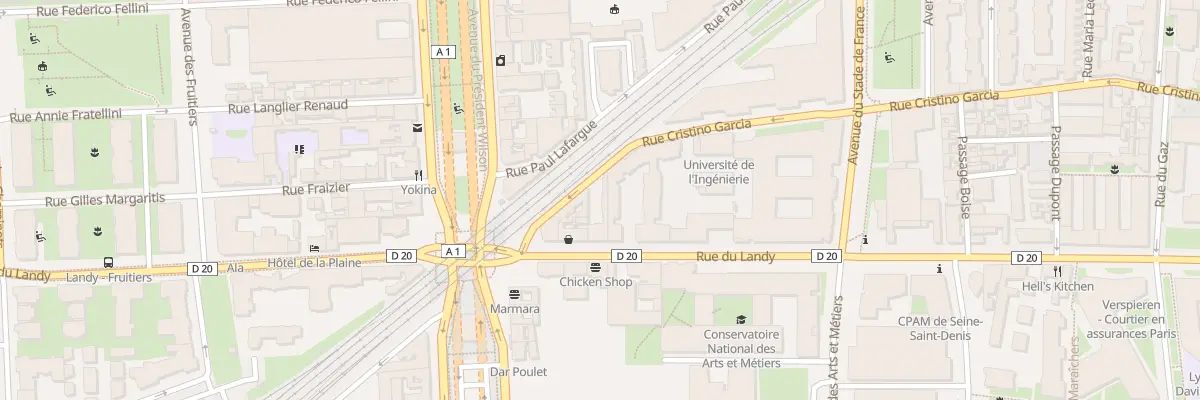 Plan du 53 Rue Cristino Garcia à Saint-Denis