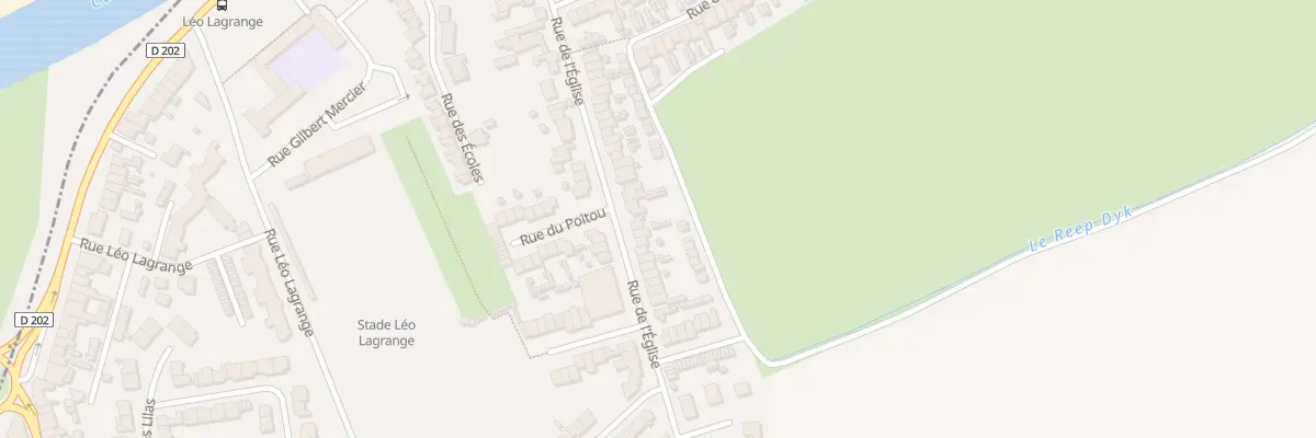 Plan du 74 Rue de l’Eglise à Cappelle-la-Grande