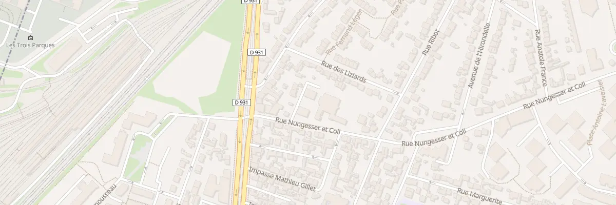 Plan du 13 Rue Nungesser et Coli à Saint-Denis