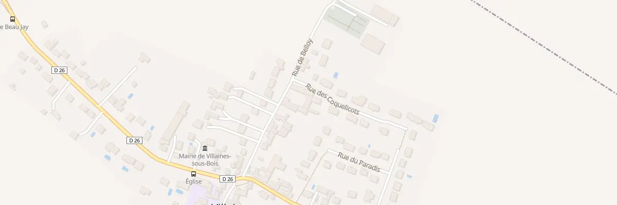 Plan du 8 Rue de Belloy à Villaines-sous-Bois