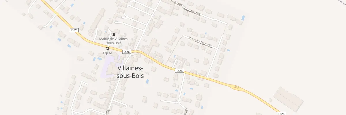 Plan du 15 Rue de Villiers le Sec à Villaines-sous-Bois