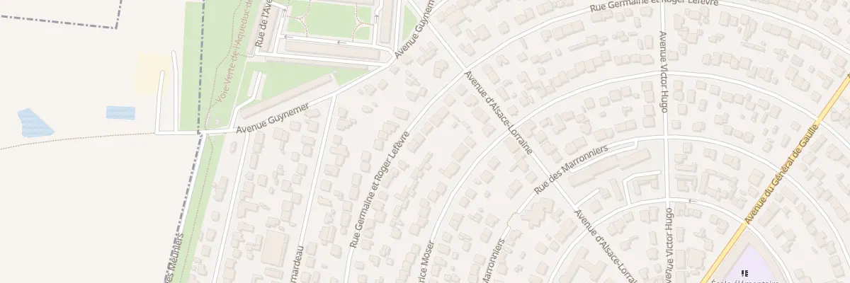 Plan du 34 Rue Germaine et Roger Lefèvre à Paray-Vieille-Poste