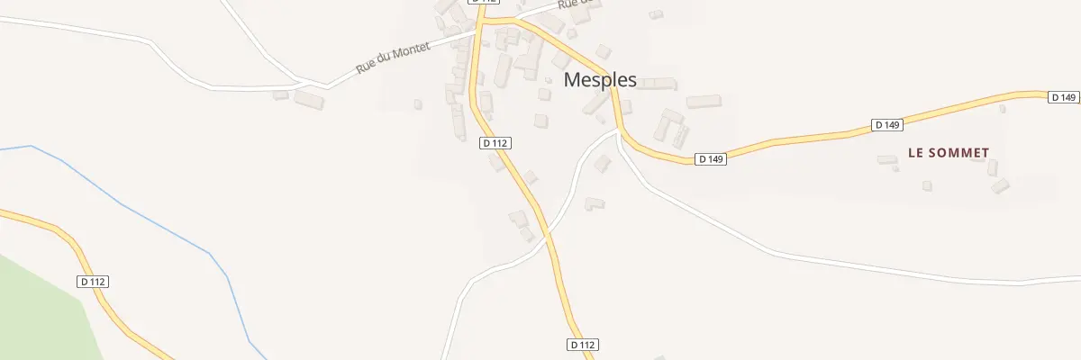 Plan du 2 Rue de l’Église à Mesples