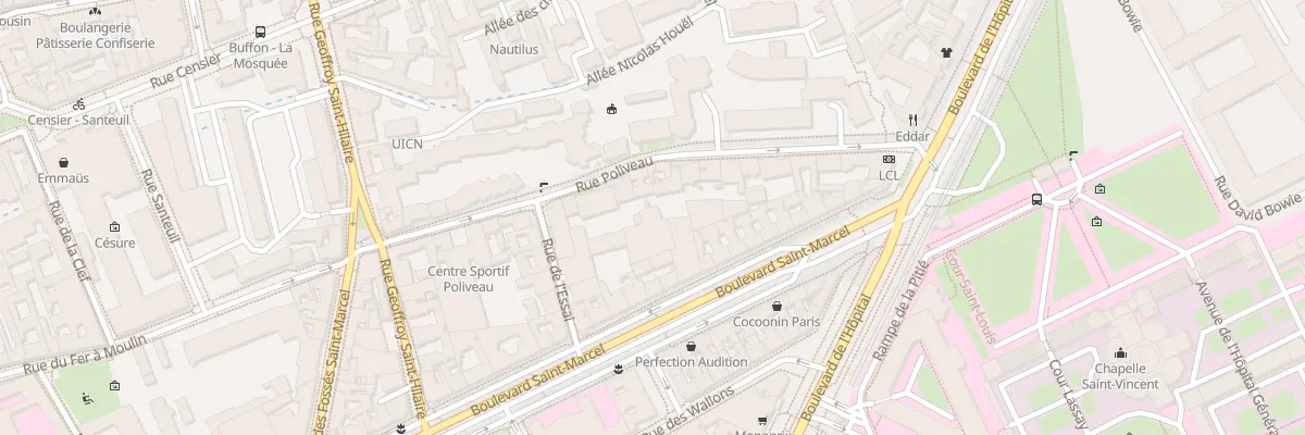 Plan du 25B Rue Poliveau à Paris 5e Arrondissement