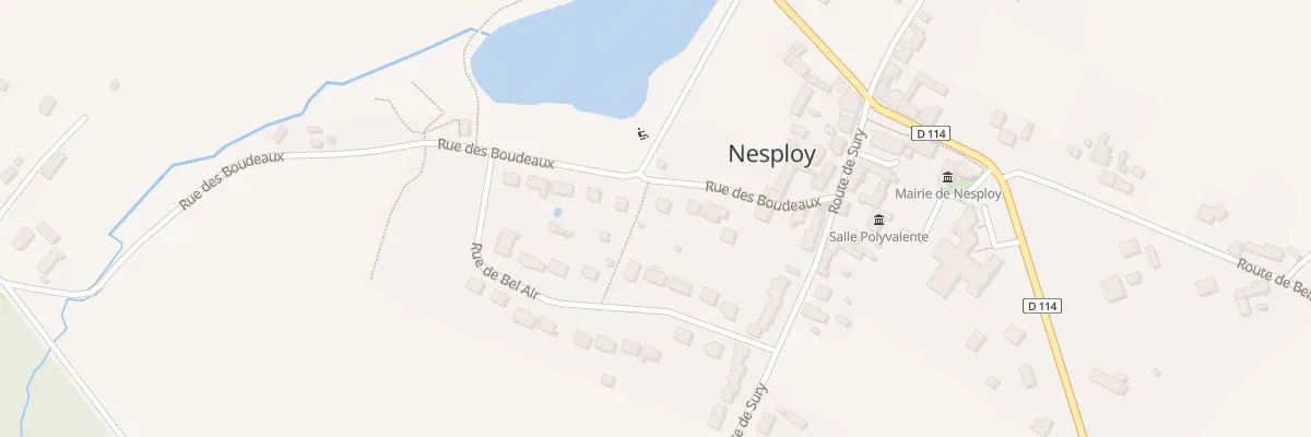 Plan du 7 Rue des Boudeaux à Nesploy