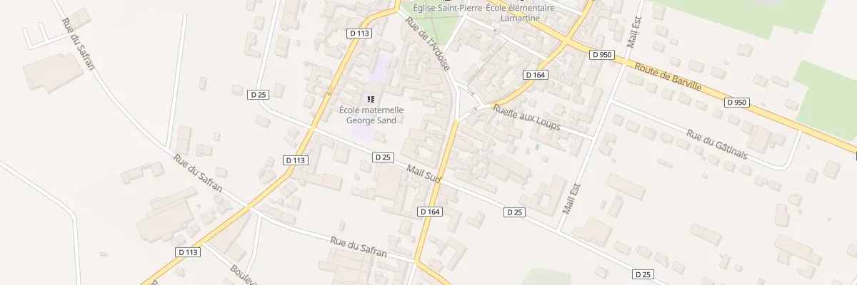 Plan du 6 Av de la Gare à Boynes