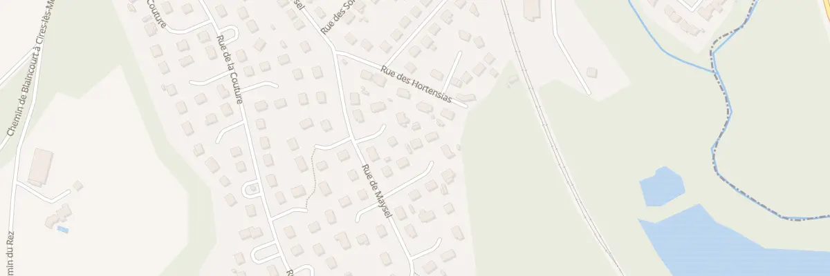 Plan du 39 Rue de Maysel à Cires-lès-Mello